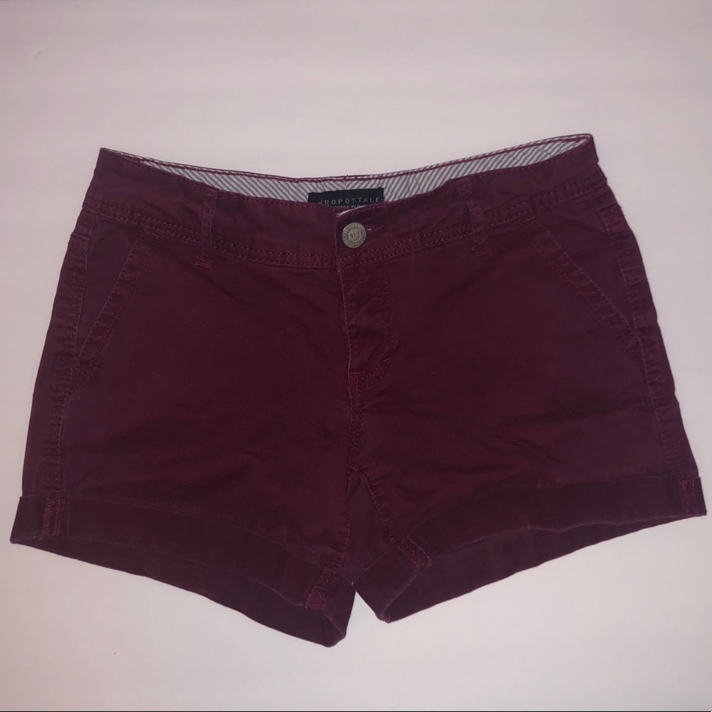 Aeropostale Maroon Shorts